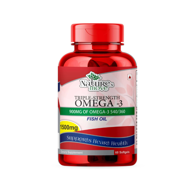 Nature’s Move Triple Strength Omega-3 1500mg